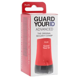 PLUS Guard Your ID 2.69 in. H X 1.5 in. W Round Red Identity Protection Roller 1 pk