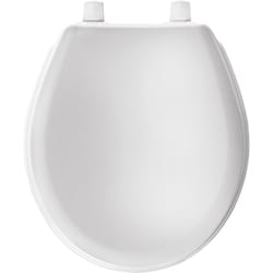 Mayfair by Bemis Round White Plastic Toilet Seat
