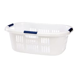 Rubbermaid White Polyethylene Laundry Basket
