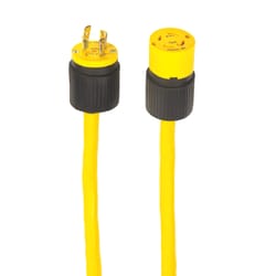 Yellow Jacket 10/4 SJEOW 125 V 25 ft. L Generator Cord