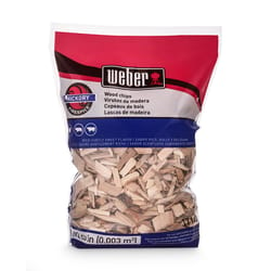 Weber Firespice All Natural Hickory Wood Smoking Chips 192 cu in