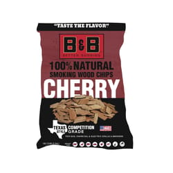 B&B Charcoal All Natural Cherry Wood Smoking Chips 180 cu in