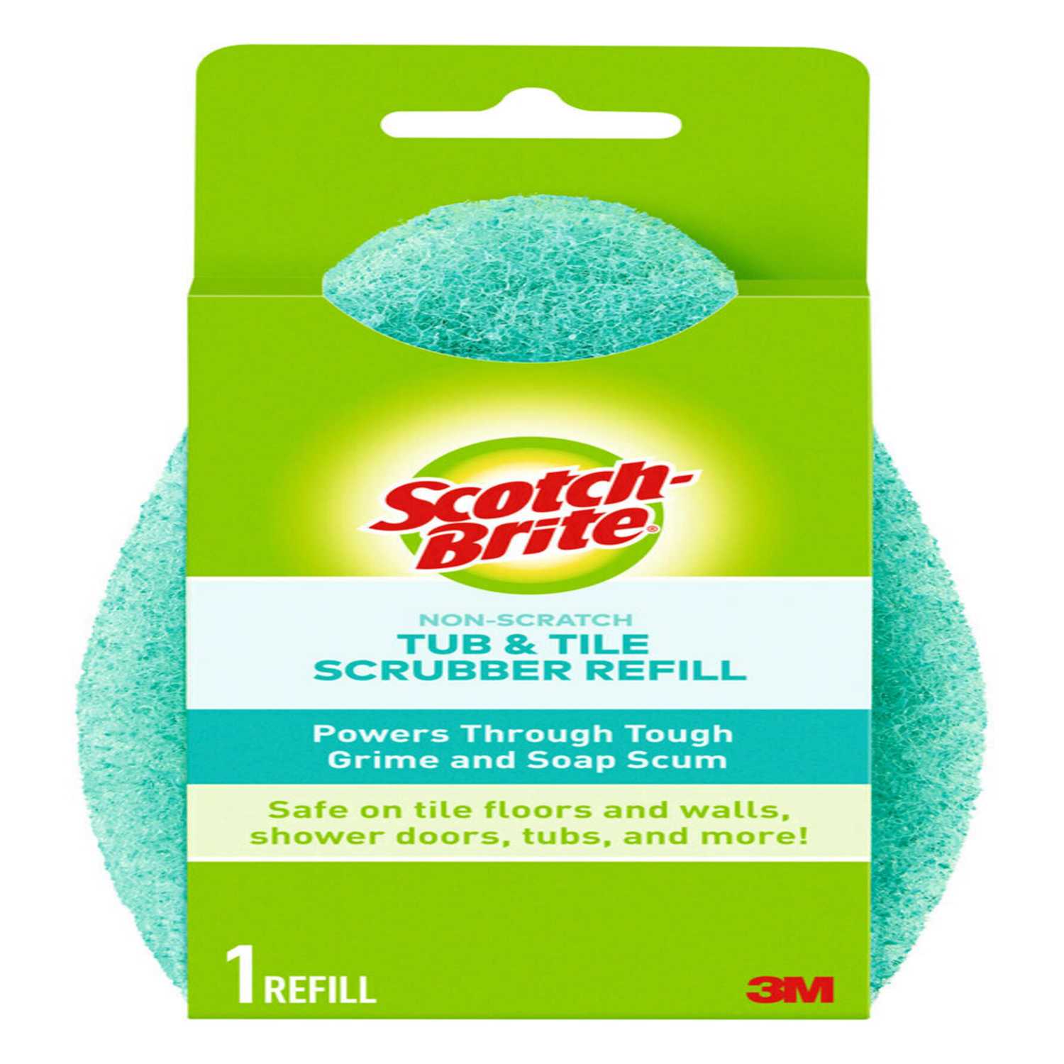 Photo 1 of 3M Scotch-Brite Non-Scratch Shower Scrubber Refill For Bath and Tile 2 pk