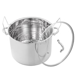 McSunley Stainless Steel Canner 12.25 in. 21.5 qt Silver