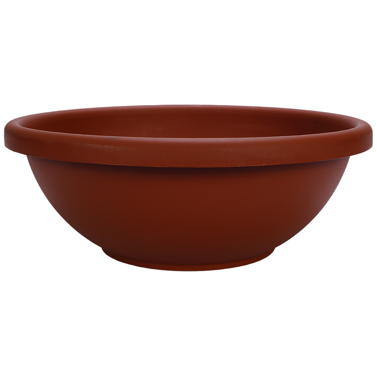 Photo 1 of HC Companies Classic 7 in. H X 20 in. D Plastic Garden Bowl Planter Clay