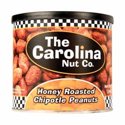The Carolina Nut Company Honey Roasted Chipotle Peanuts 12 oz Can