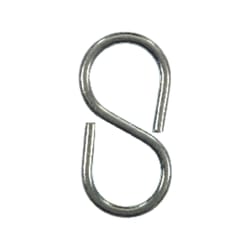 Ace Small Zinc-Plated Silver Steel 2-1/8 in. L Closed S-Hook 25 lb 3 pk