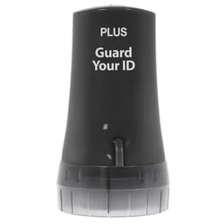 PLUS Guard Your ID 2.69 in. H X 1.5 in. W Round Black Identity Protection Roller 1 pk