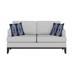 Liora Manne Frontporch Navy Ropes Polyester Throw Pillow 18 in. H X 2 in. W X 18 in. L
