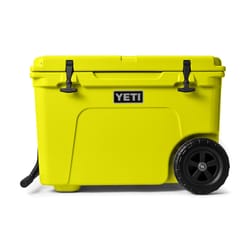 YETI Tundra Haul Firefly Yellow 82 can Roller Cooler