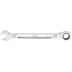 Milwaukee 27 mm X 27 mm 12 Point Metric Combination Wrench 14.43 in. L 1 pc