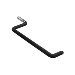 Crawford 7 in. L Vinyl Coated Black Steel Large Ladder Hook 50 lb. cap. 1 pk