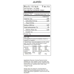 The Carolina Nut Company Jalapeno Peanuts 12 oz Can