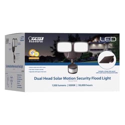 Feit LED Motion-Sensing Solar Powered LED Bronze Security Floodlight