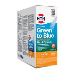 HTH Super Green to Blue Granule Shock System 7.2 lb