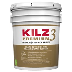 KILZ Premium White Flat Water-Based Primer and Sealer 5 gal