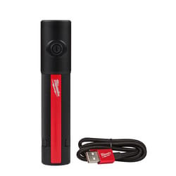 Milwaukee 500 lm Black/Red LED Rechargeable Flashlight