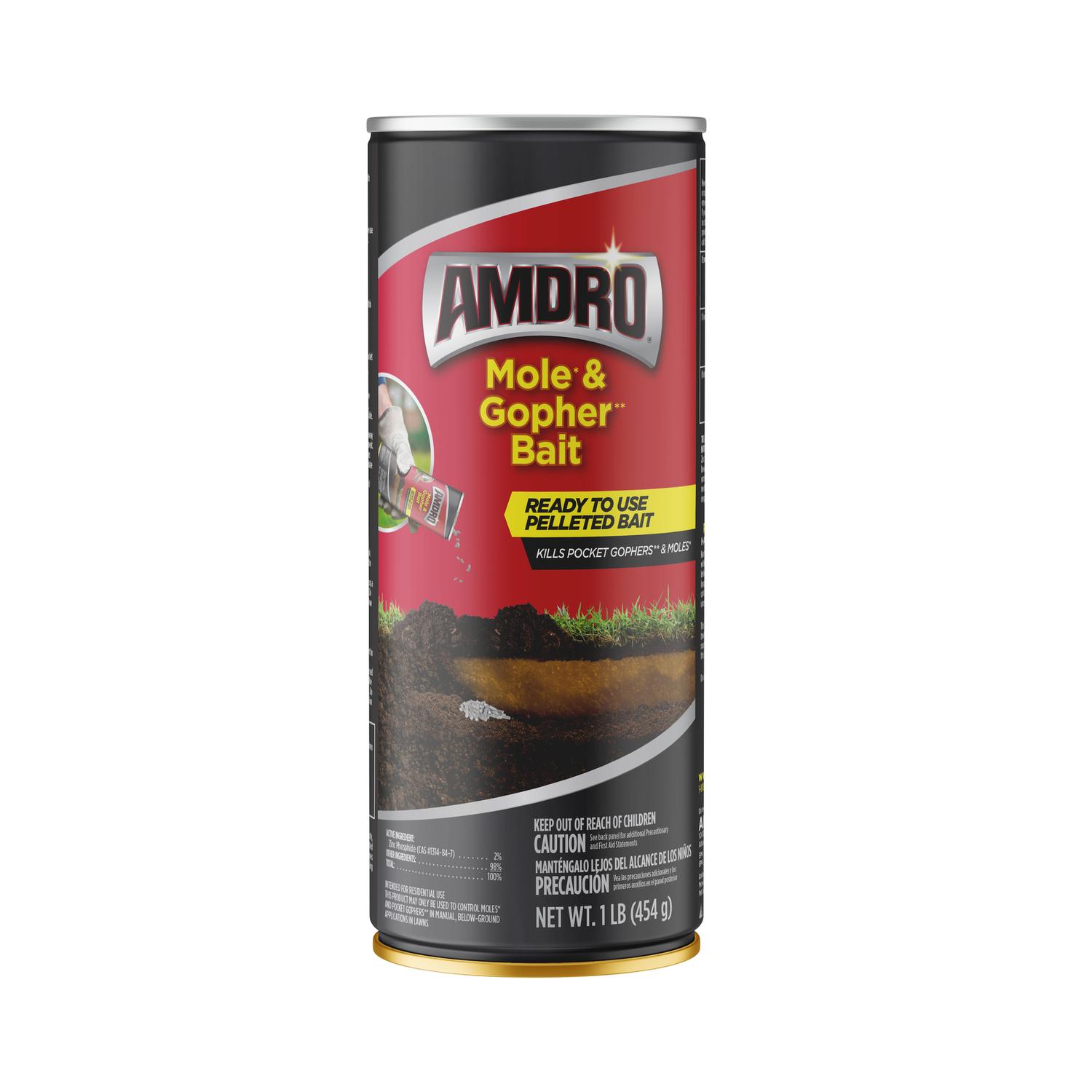 Photo 1 of Amdro Toxic Rodenticide Bait Granules For Gophers and Moles 1 lb 1 pk