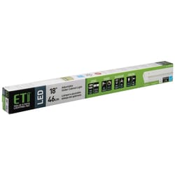 ETI 17.9 in. L White Plug-In LED Under Cabinet Light Strip 500 lm
