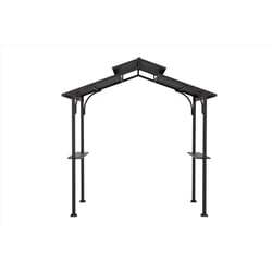 Living Accents Steel Pyramid Grill Gazebo 8 ft. H X 8 ft. W X 5 ft. L