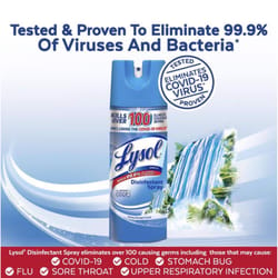 Lysol Spring Waterfall Scent Disinfectant 12 oz 1 pk