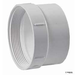 NDS Schedule 35 4 in. Spigot each X 4 in. D FPT PVC Pipe Adapter