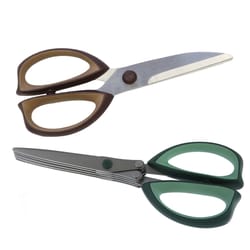 Zwilling J.A Henckels 4.8 in. Stainless Steel Smooth Kitchen/Herb Shears Set 2 pc