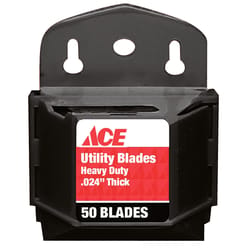 Ace Carbon Steel Heavy Duty Replacement Blade 50 pk