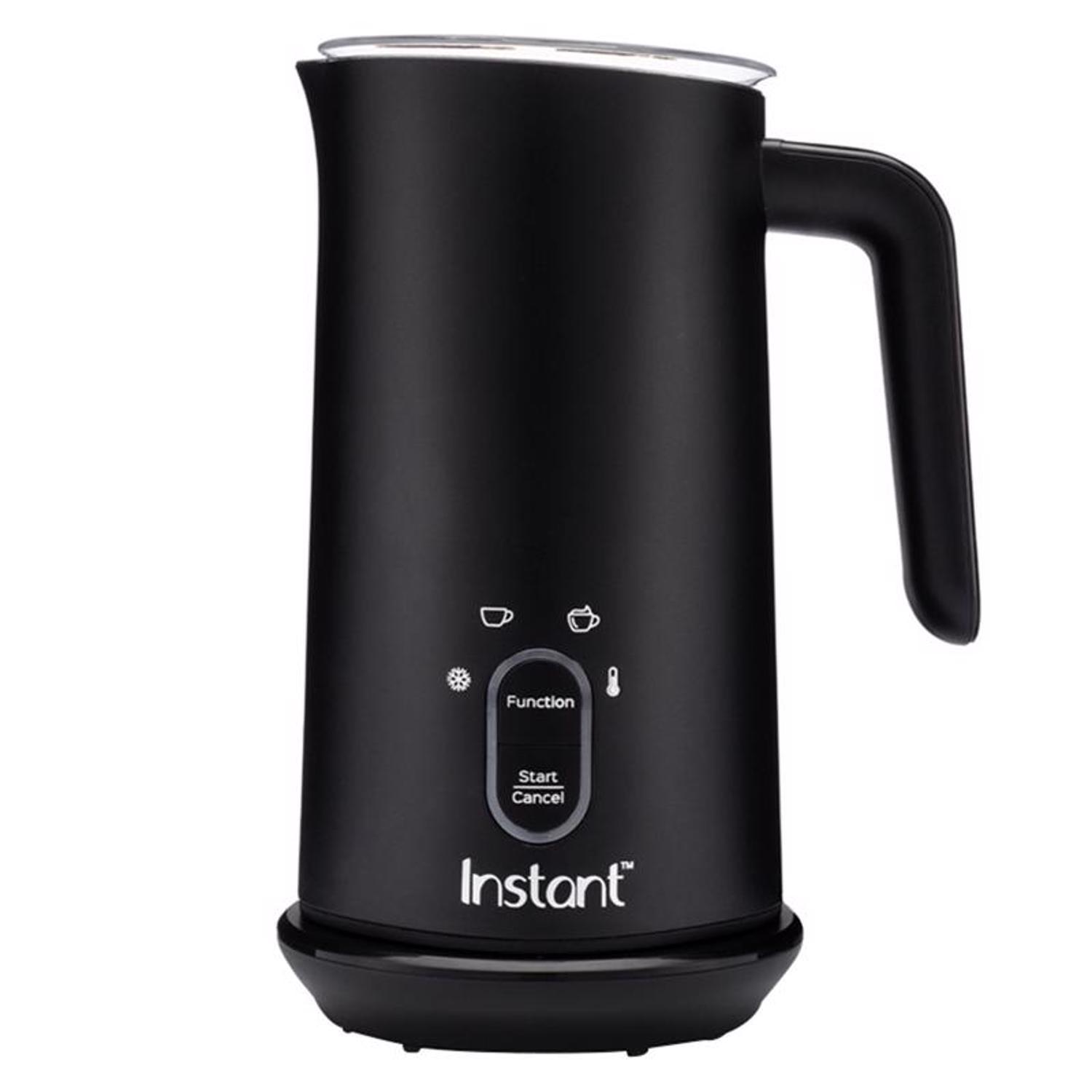 Photo 1 of (FAIR) Instant Pot Milk Frother, 4-in-1 Electric Milk Steamer, 10oz/295ml Automatic Hot and Cold Foam Maker and Milk Warmer for Latte, Cappuccinos, Macchiato, From the Makers of Instant 500W, Black
