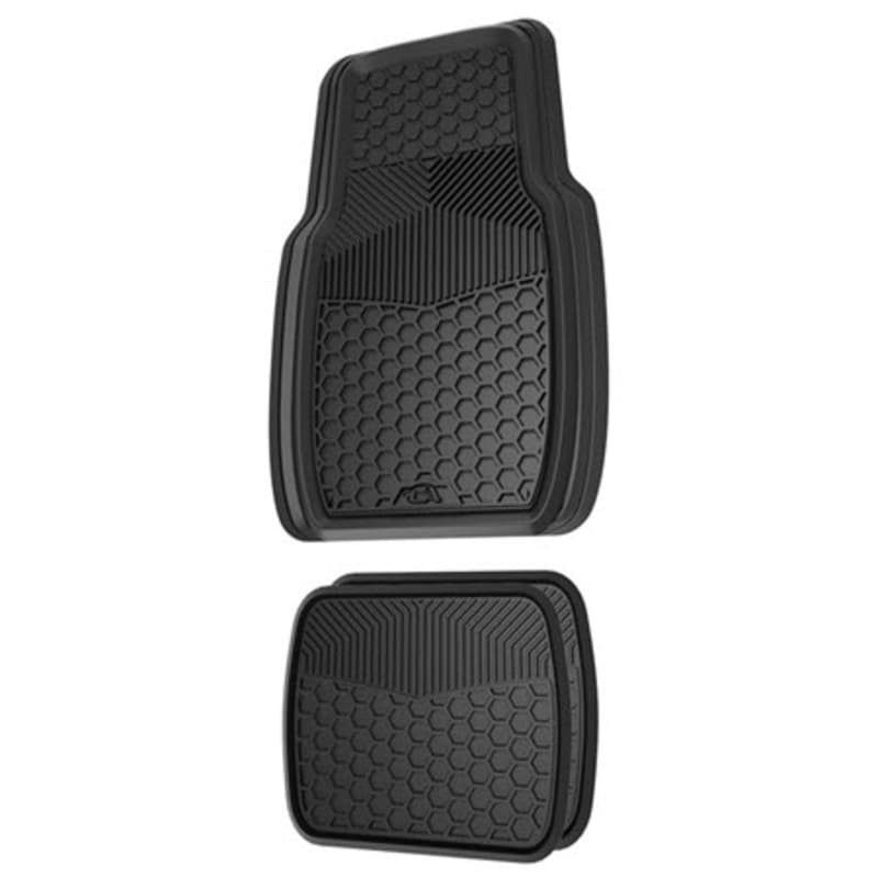 Photo 1 of Custom Accessories Black Rubber Auto Floor Mats 4 pk