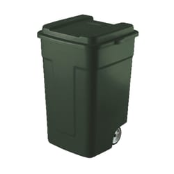 Rubbermaid Roughneck 50 gal Plastic Wheeled Garbage Can Lid Included