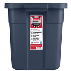 Rubbermaid Roughneck 18 gal Navy Storage Box 16.375 in. H X 15.875 in. W X 23.875 in. D Stackable