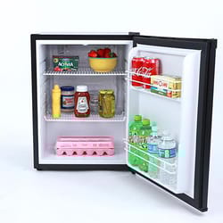 Avanti 2.2 cu ft Black Stainless Steel Compact Refrigerator 230 W