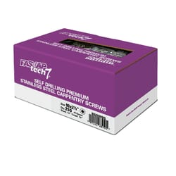 Fastap Tech 7 No. 10 X 2-1/2 in. L Square Wood Screws 3.5 lb 250 pk
