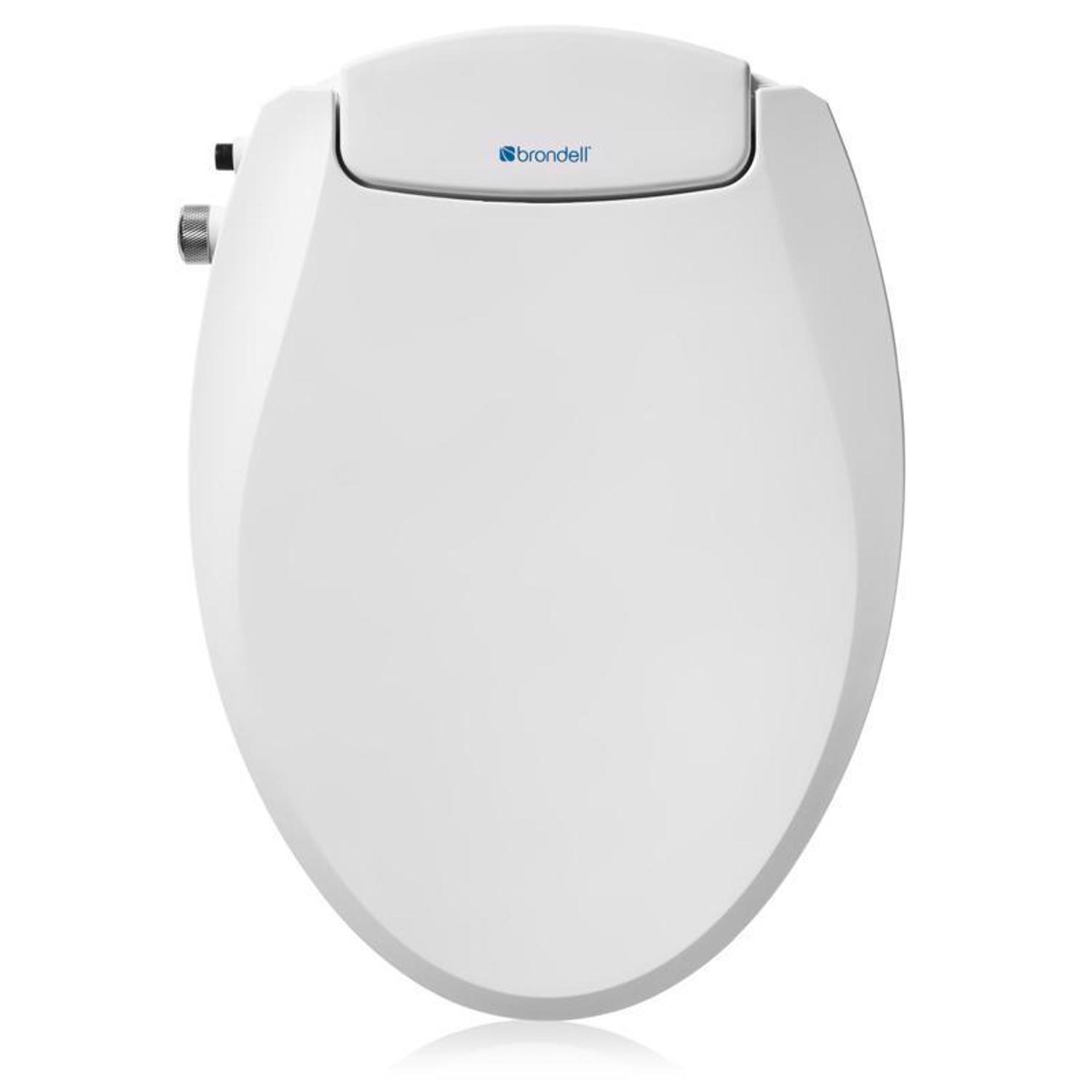 Photo 1 of Brondell Swash Ecoseat White Round Bidet Toilet Seat