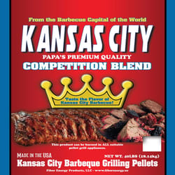Papa's Kansas City Hardwood Pellets All Natural Competition Blend 40 lb