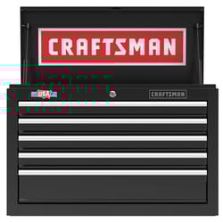 Craftsman S1000 26 in. 5 drawer Steel Tool Chest 17.25 in. H X 12 in. D