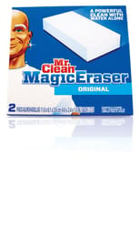 Mr. Clean Original Medium Duty Magic Eraser For Multi-Purpose 4.6 in. L 2 pk