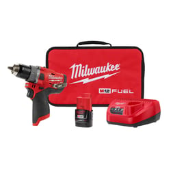 Milwaukee M12 Fuel 12 V 1/2 in. Brushless Cordless Hammer Drill Kit (Battery & Charger)