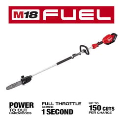 Milwaukee M18 FUEL 10 in. 18 V Battery Pole Saw Kit (Battery & Charger)