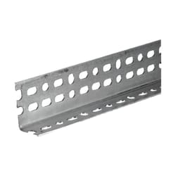 SteelWorks 0.075 in. X 2-1/4 in. W X 72 in. L Zinc Plated Steel Slotted Angle