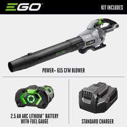 EGO Power+ LB6151 170 mph 615 CFM 56 V Battery Handheld Leaf Blower Kit (Battery &amp; Charger) W/ 2.5 AH BATTERY