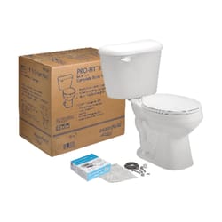 Mansfield Pro-Fit 1.28 gal White Round Complete Toilet