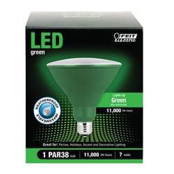 Feit PAR38 E26 (Medium) LED Bulb Green 120 Watt Equivalence 1 pk