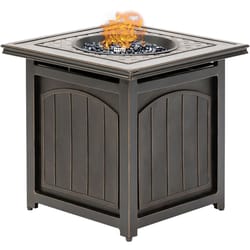Hanover Traditions 26 in. W Aluminum Square Propane Fire Pit
