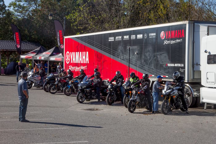 La tournée d'essais des motos de Yamaha 2024