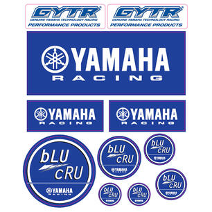Thumbnail of the Feuille d'autocollants Yamaha Racing et bLU cRU