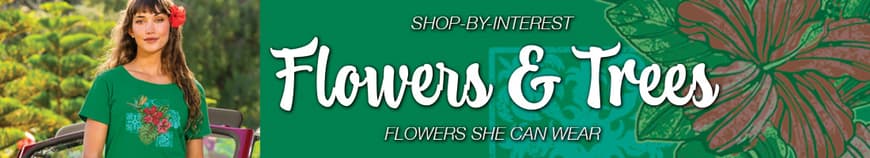 Men's Women's Kids Flowers & Trees Clothing Collection
