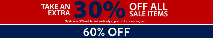 60% Off Sale Apparel