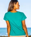 Radiant Beauty - Jade Short Sleeve Scoop Neck T-Shirt